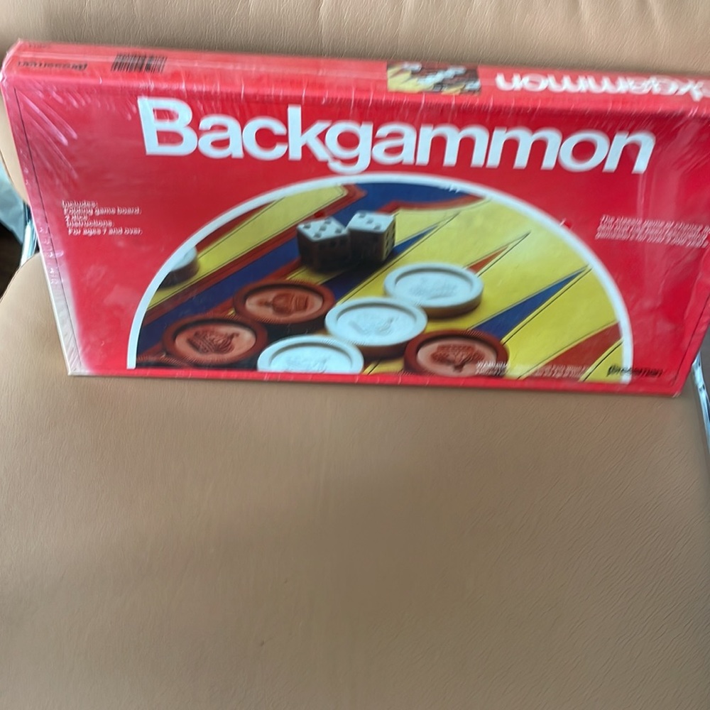 VINTAGE PRESSMAN CLASSIC BACKGAMMON GAME - Picture 2 of 2